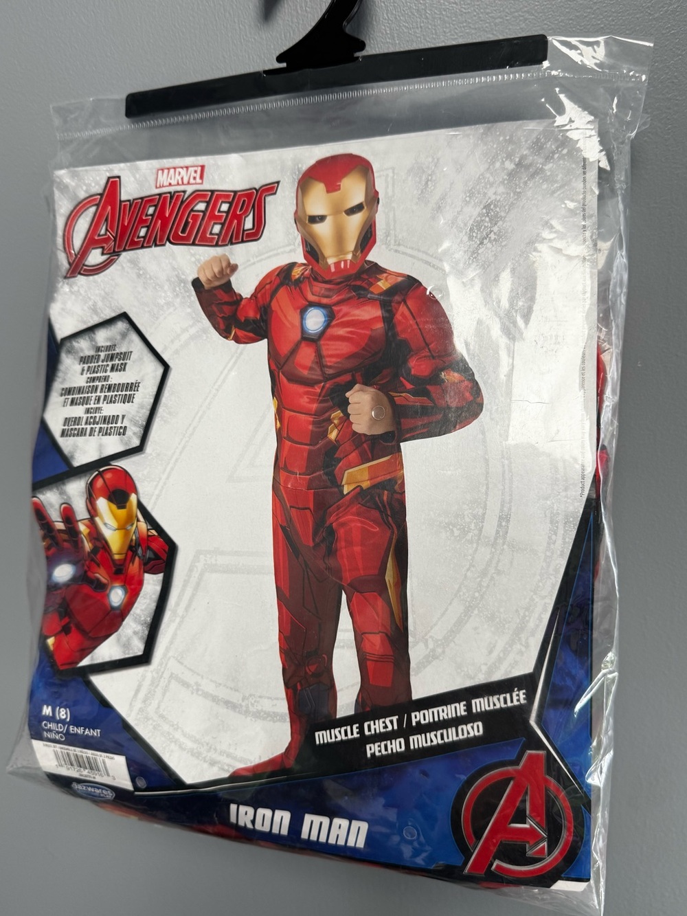Iron Man Kids Costume in Red and Gold - Avengers size M (8)